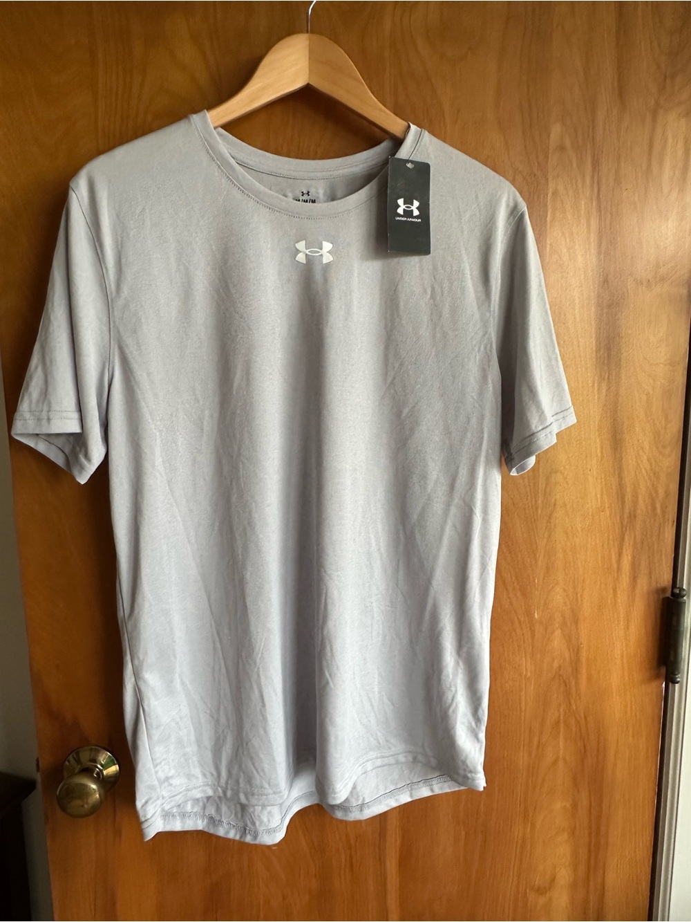 Under Armour Men’s Light Gray Performance Crew Neck Tee